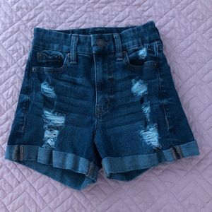 Aeropostel ripped jean shorts